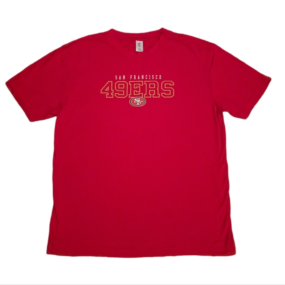 NFL San Francisco 49ers Red T Shirt Mens Large